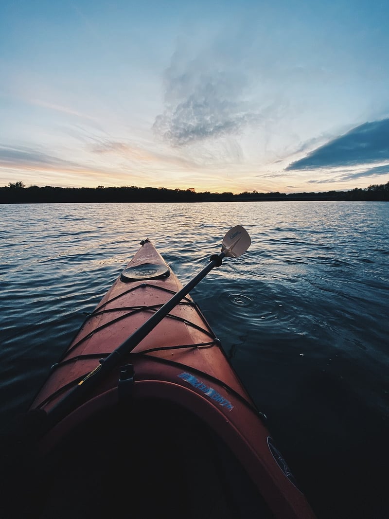 Kayaking in a Hidden Gem Lake